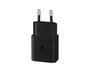 Samsung - Adaptateur secteur 15W, chargeur mural USB-C, noir - Pour téléphone et tablette