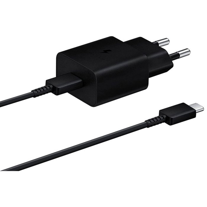Samsung Adaptateur de Charge Rapide 15W avec Câble USB-C Noir