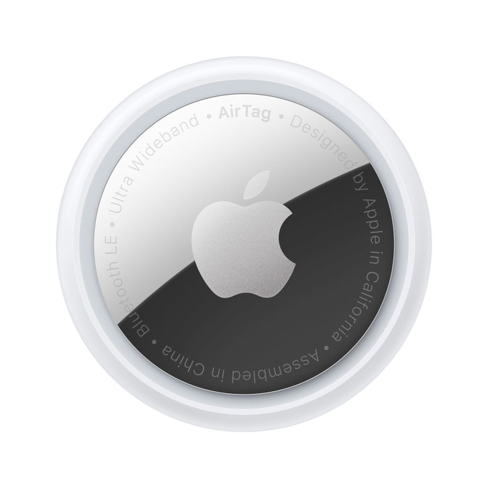 Apple AirTag Lot de 4, Argent et blanc, MX542ZY/A Apple AirTag Lot de 4, Argent et blanc, MX542ZY/A