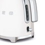 Smeg Bouilloire électrique - KLF03WHEU - 1,7 L - Blanc - Arrêt automatique - Sécurité anti-débordement
