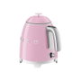 SMEG Bouilloire KLF05PKEU Mini 0,8L Rose – 1400W avec arrêt auto, indicateur niveau, socle rotatif 360°