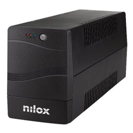 Nilox Premium Line Interactive 2000 SAI 2000 VA 1400 W, 2 Prises, USB, AVR, Noir