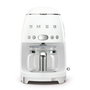 Smeg Machine à café électrique DCF02WHEU en blanc - Cafetière filtre