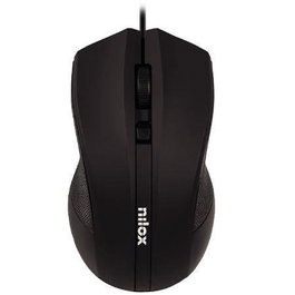 Nilox Mousb1002 Souris Optique USB 1600 DPI Filaire Noire