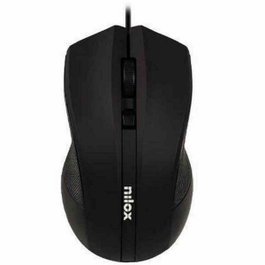 Nilox MOUSB1002 Souris Optique Noire 1600 DPI