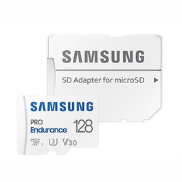 Samsung MB-MJ128KA/EU Carte Mémoire Micro SD 128 Go U3 V30 Classe 10 + Adaptateur SD