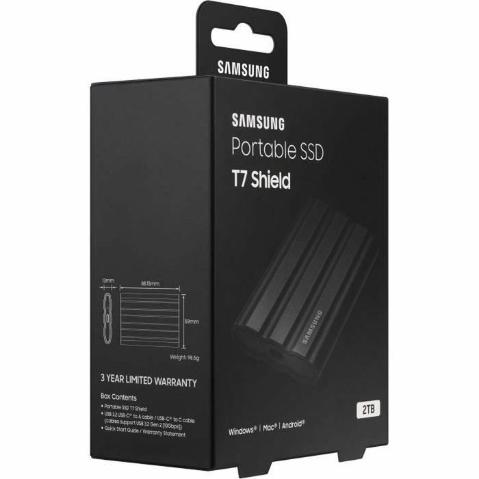 Samsung T7 Shield 2 To Black