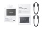 Samsung Portable SSD T7 - Disque SSD Externe 1 TB USB 3.2 Gen 2, jusqu'à 1050/1000 MB/s, Compact, Résistant aux chocs, Chiffrement AES 256-bit