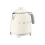 Smeg KLF05CREU Bouilloire électrique mini, 0.8 litre, crème, rétro