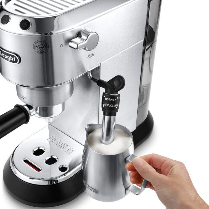De'Longhi Machine à Expresso Portafilter Dedica EC685.M Noir Métallisé Argent