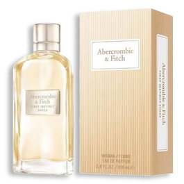 Abercrombie & Fitch First Instinct Sheer Eau de Parfum pour Femme, 100 ml, Flacon Vaporisateur, Fragrance aux Fleurs Blanches et Notes d'Agrumes, Musqué et Sensuel