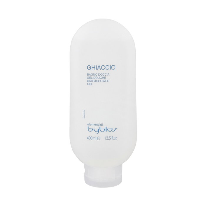 Byblos Ghiaccio Gel Douche - Gel moussant nettoyant 400 ml pour tous types de peau