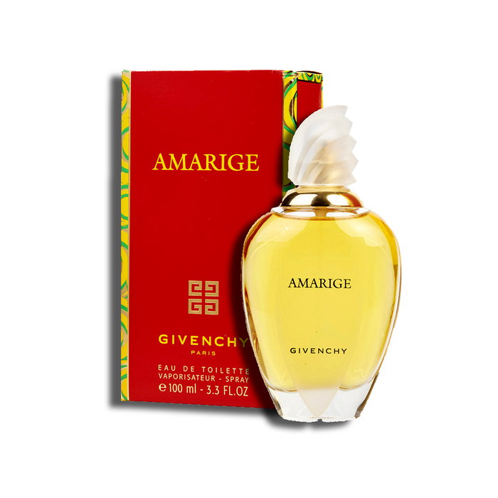 Givenchy Amarige Eau de Toilette pour Femme - Vaporisateur 100 ml - Floral Oriental aux Notes d'Agrumes, de Mimosa et de Bois de Santal Givenchy Amarige Eau de Toilette pour Femme - Vaporisateur 100 ml - Floral Oriental aux Notes d'Agrumes, de Mimosa et de Bois de Santal