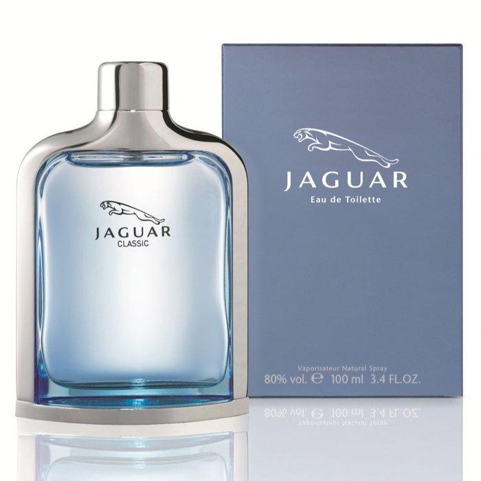 Jaguar Classic Men Eau De Toilette pour Homme - 100 mL - Vaporisateur - Fragrance Boisée et Fraîche aux Notes d'Agrumes et de Gingembre