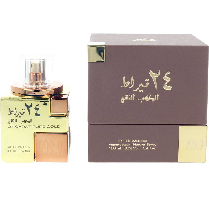 Lattafa 24 Carat Pure Gold Eau de Parfum Vapo 100 ml Unisexe Oriental Boisé