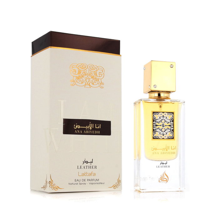 Lattafa Ana Abiyedh Leather Eau de Parfum pour hommes 60 ml