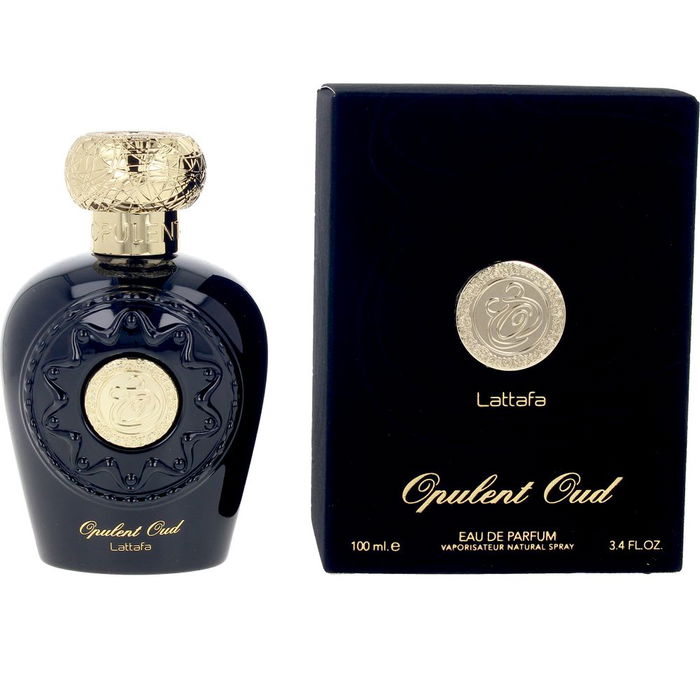 Lattafa OPULENT OUD Eau de Parfum Vaporisateur 100 ml Parfum Oriental Épicé Unisexe Bois d'Agar