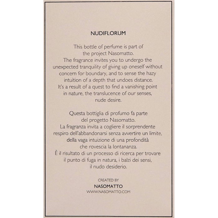 Nasomatto Extrait de Parfum Nudiflorum 30 ml - Unisexe, Floral Boisé, Jasmin Santal Nasomatto Extrait de Parfum Nudiflorum 30 ml - Unisexe, Floral Boisé, Jasmin Santal