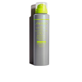 Shiseido Sports Invisible Brume Protectrice SPF50+ 150 ml - Brume fraîche invisible résistante à l'eau pour visage et corps, technologie WetForce