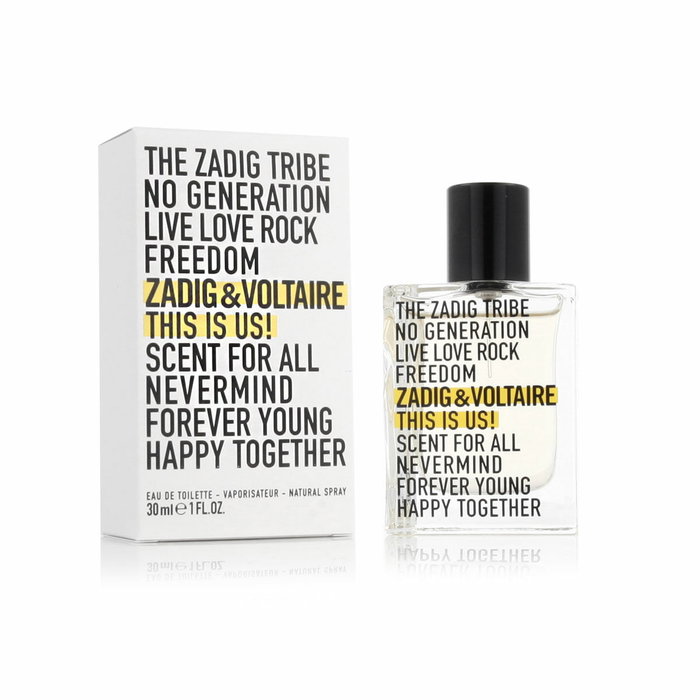 Zadig&Voltaire This Is Us eau de toilette 30 ml vaporisateur Zadig&Voltaire This Is Us eau de toilette 30 ml vaporisateur