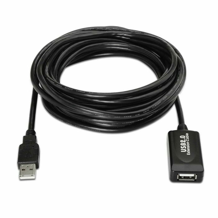 Câble USB 2.0 Aisens A101-0019 Noir 10 m
