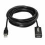 Câble USB 2.0 Aisens A101-0019 Noir 10 m