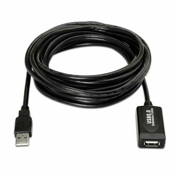 Câble USB 2.0 Aisens A101-0019 Noir 10 m