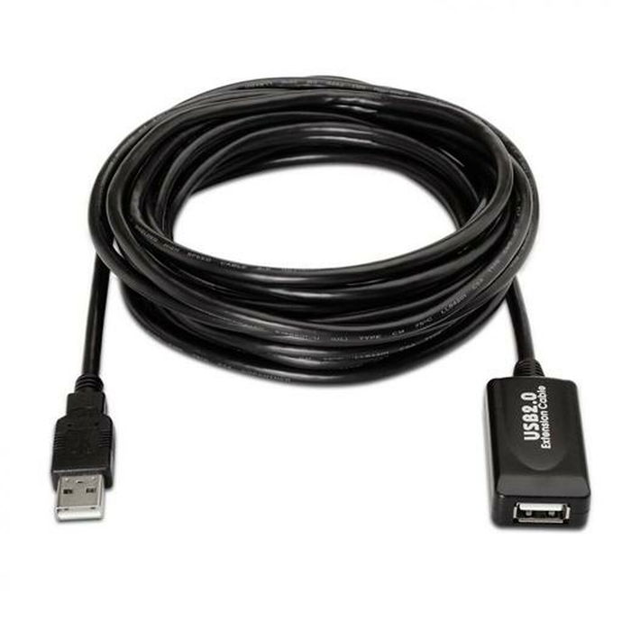 Câble USB 2.0 Aisens A101-0019 Noir 10 m