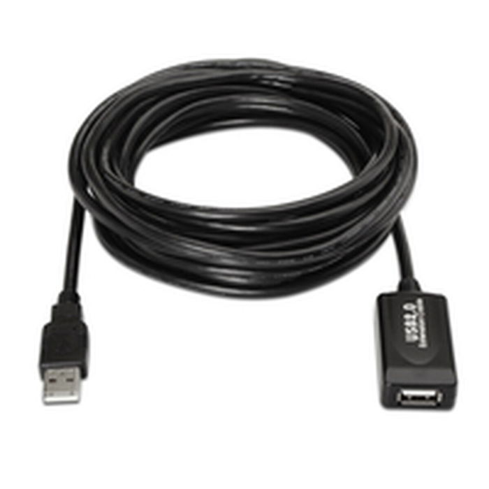 Câble USB 2.0 Aisens A101-0019 Noir 10 m