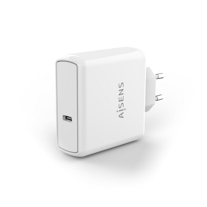 Chargeur Aisens PD 3.0 QC 3.0 Blanc 60 W USB-C Chargeur Aisens PD 3.0 QC 3.0 Blanc 60 W USB-C
