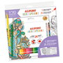 Alpino Set Mandalas Color Experience AL000250 - 24 crayons de couleur et livre de 120 mandalas à colorier - Loisir créatif enfant +3 ans