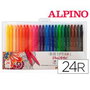 Ensemble de Marqueurs Alpino AR000187 Multicouleur Double pointe (24 Pièces)