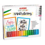 Alpino Set Lettering Color Experience AR000701 - Kit d'initiation au lettering avec 24 marqueurs pinceau, stylos à pointe fine, double pointe, crayon et gomme