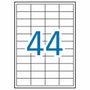 Étiquettes adhésives Apli 1285 Blanc 100 Volets 48,5 x 25,4 mm