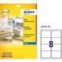 Étiquettes adhésives Avery 99,1 x 67,7 mm Transparent