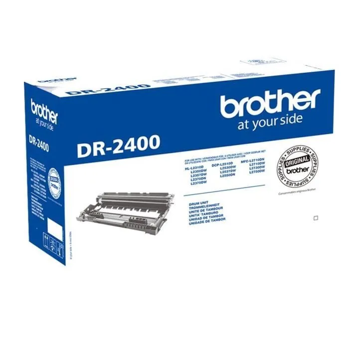 Brother DR2400 - Tambour d'imprimante laser générique - Rendement 12 000 pages noir - Compatible Brother