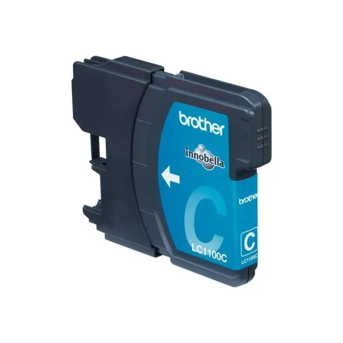 Brother Cartouche d'encre Cyan LC1100C - Compatible avec imprimantes DCP, MFC (Environ 325 pages)