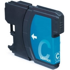 Brother LC1100C Cartouche d'encre Innobella Cyan - 325 pages - Compatible DCP-385C, DCP-585CW, MFC-490CW