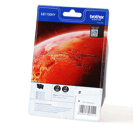 Brother LC-1100HYBK / LC1100HYBK - Cartouche d'encre noire - Format XL - Pour imprimantes Brother