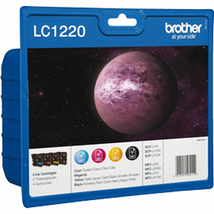 Brother Multipack de 4 cartouches d'encre LC1220VALBP (BK, C, M, Y) Brother Multipack de 4 cartouches d'encre LC1220VALBP (BK, C, M, Y)