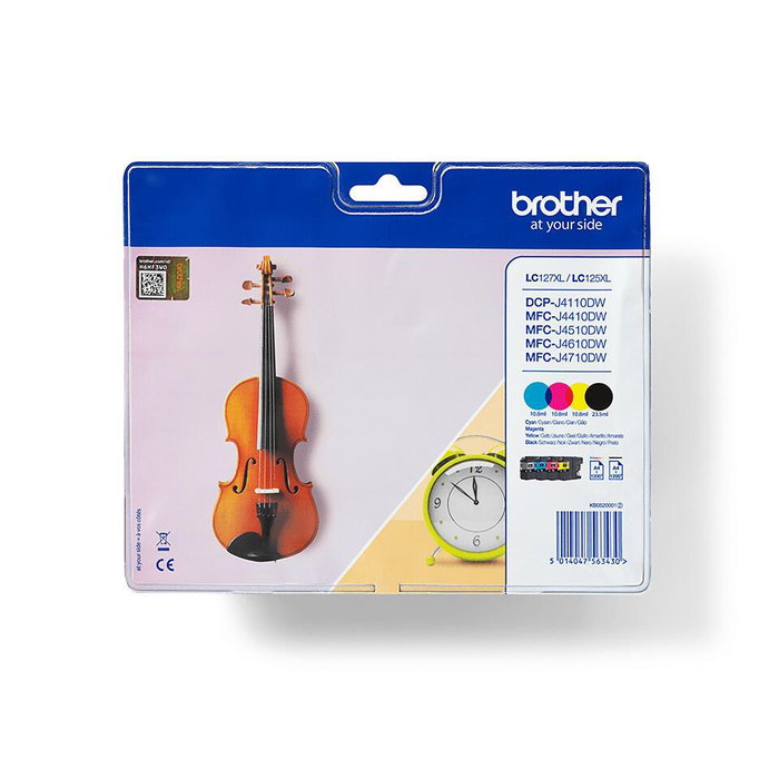 Brother LC127XLVALBP Multipack de 4 Cartouches d'Encre Haute Capacité