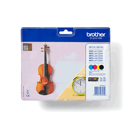 Brother LC-127XLVALBP / LC127XLVALBP - Pack de 4 cartouches d'encre (Noir, Cyan, Magenta, Jaune)