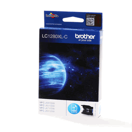 Brother LC-1280XLC Cartouche d'encre cyan - Compatible imprimantes Brother