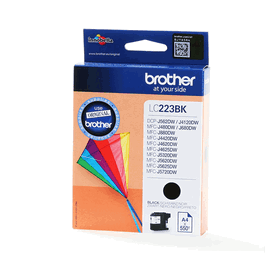 Brother Cartouche d'encre LC-223BK / LC223BK Noire - Noir pour imprimante