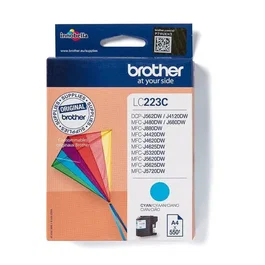 Brother LC-223C Cartouche d'encre cyan - Cartouche compatible Brother MFC-J430W, MFC-J4310DW, DCP-J132W, DCP-J152W