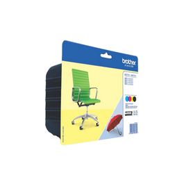 Brother LC-229XLVALBP / LC229XLVALBP - Cartouche d'encre multipack XXXL - Noir, Cyan, Magenta, Jaune