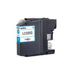 Brother LC22EC Cyan, Cartouche d'encre haute capacité