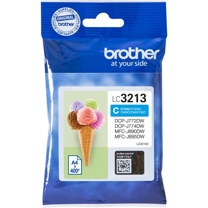 Brother LC3213C Cartouche d'encre Cyan 400 pages Brother LC3213C Cartouche d'encre Cyan 400 pages