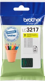 Brother LC3217Y Cartouche d'encre jaune, ~550 pages