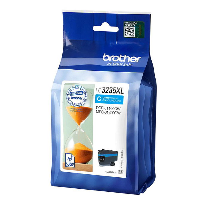 Brother Cartouche d'encre LC3235XLC Cyan XL 5000 pages Brother Cartouche d'encre LC3235XLC Cyan XL 5000 pages